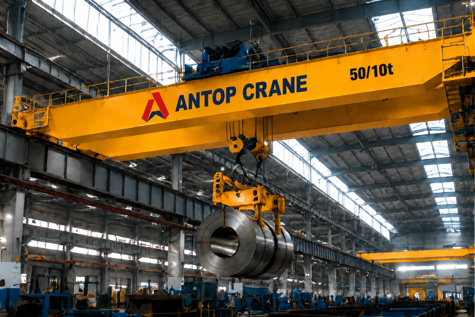 ANTOP CRANE overhead crane lifting steel coils
